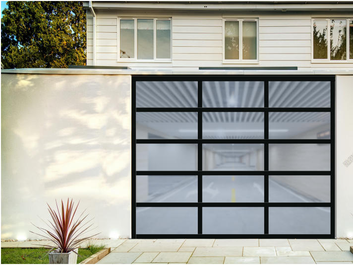 鋁合金透視車庫門